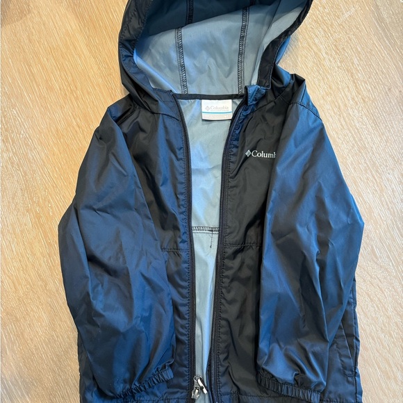 Columbia Other - Columbia Kids Blue Hooded Raincoat
